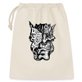 Démon de la hache de guerre ivre - Sac cadeau 40 x 50 cm - nature - Devant