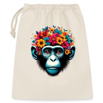 Singe - Sac cadeau 40 x 50 cm - nature - Devant