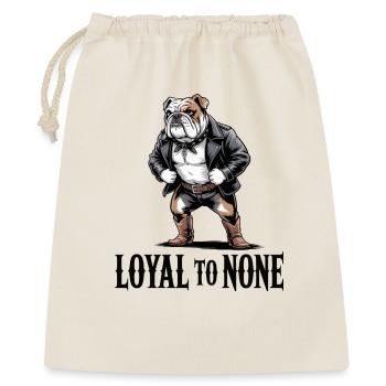 Loyal Bulldog Rebel Leather - Gift Bag 40 x 50 cm - nature - Front