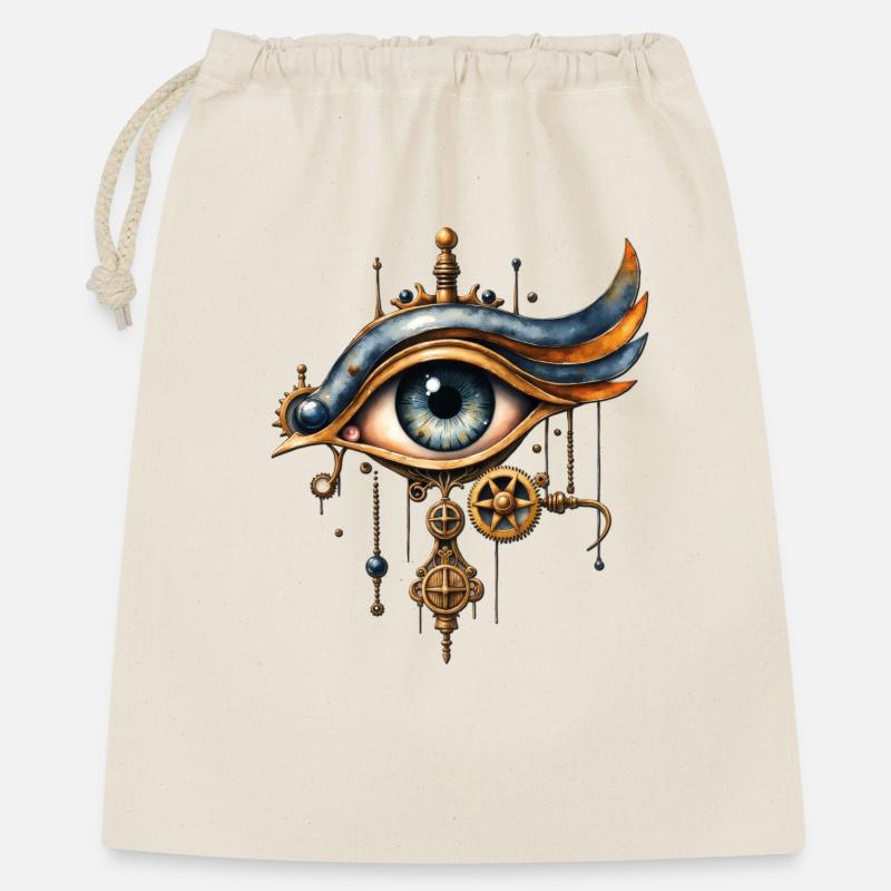 Steampunk mechanical eye - Gift Bag 40 x 50 cm - nature
