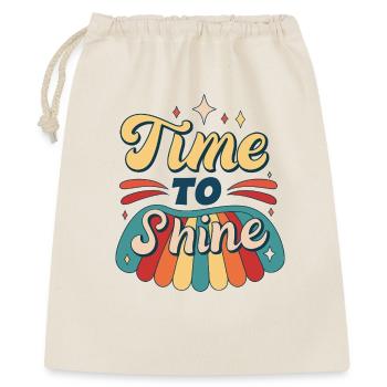 Time Shine Palette Retro - Gift Bag 40 x 50 cm - nature - Front