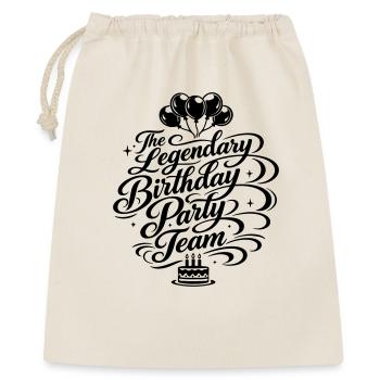 Birthday Party Team Legendary - Gift Bag 40 x 50 cm - nature - Front