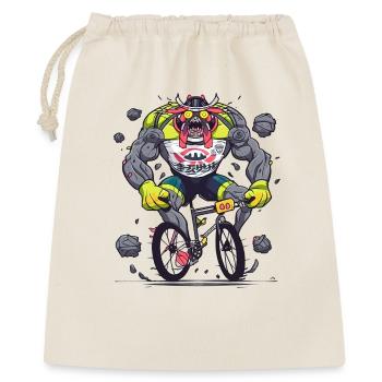 BMX Dämon Kraftkoloss - Geschenkbeutel aus Baumwolle (40 x 50 cm) - Natur - Vorne