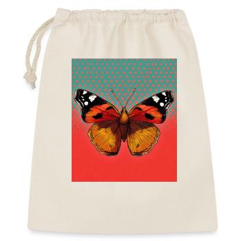 papillon - Sac cadeau 40 x 50 cm - nature - Devant