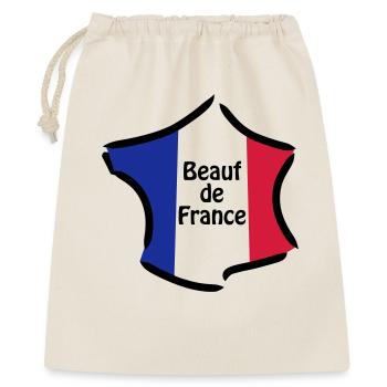 Redneck Frankreich - Geschenkbeutel aus Baumwolle (40 x 50 cm) - Natur - Vorne