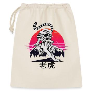 Chinese White Tiger - Gift Bag 40 x 50 cm - nature - Front