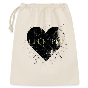 Hardtekk Hard Tekk Hardstyle Techno Heart - Sac cadeau 40 x 50 cm - nature - Devant