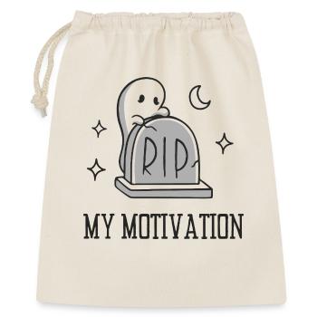 RIP My Motivation - Gift Bag 40 x 50 cm - nature - Front