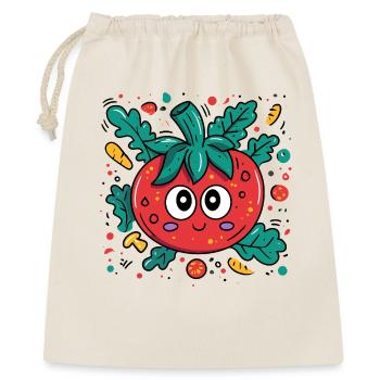 Dessin animé Tomate Câline - Sac cadeau 40 x 50 cm - nature - Devant