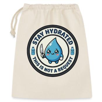 stay hydrated - Gift Bag 40 x 50 cm - nature - Front