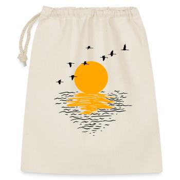 Grues d’oies sauvages Printemps - Sac cadeau 40 x 50 cm - nature - Devant