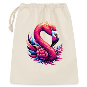 Flamant - Sac cadeau 40 x 50 cm - nature - Devant