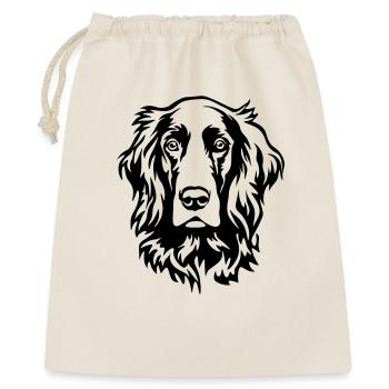 Tête de setter irlandais - Sac cadeau 40 x 50 cm - nature - Devant