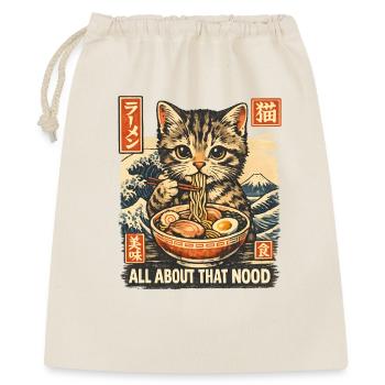 Ramen pour chat - Sac cadeau 40 x 50 cm - nature - Devant
