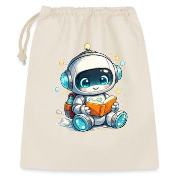 Petit Lecteur du Futur - Sac cadeau 40 x 50 cm - nature - Devant