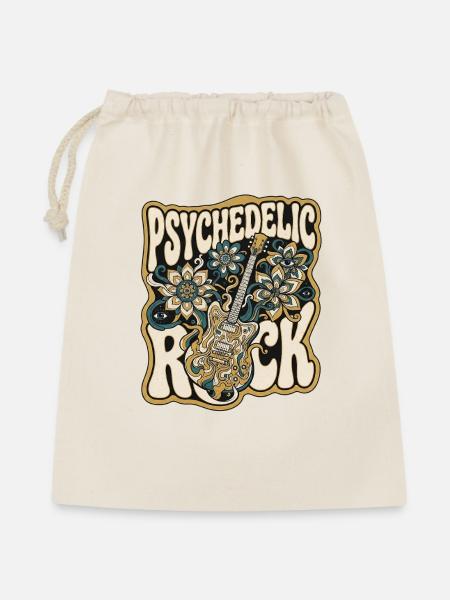 60er Psychedelic Retro - Geschenkbeutel aus Baumwolle (40 x 50 cm) - Natur