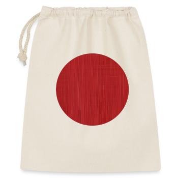 Red Circle - Geschenkbeutel aus Baumwolle (40 x 50 cm) - Natur - Vorne