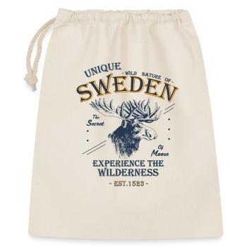 Sweden - Unique wild Nature of Sweden - Geschenkbeutel aus Baumwolle (40 x 50 cm) - Natur - Vorne