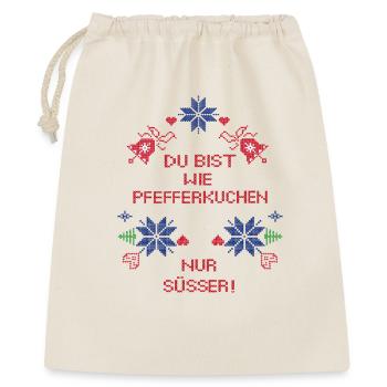 Gingerbread Advent - Gift Bag 40 x 50 cm - nature - Front