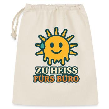 Too hot for the office - Gift Bag 40 x 50 cm - nature - Front