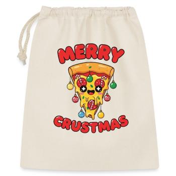 Joyeux Crustmas - Sac cadeau 40 x 50 cm - nature - Devant