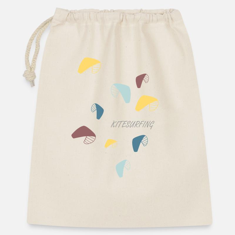 Kitesurfing Pastel Pattern - Gift Bag 40 x 50 cm - nature
