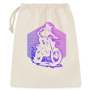 Conception compacte du motocross - Sac cadeau 40 x 50 cm - nature - Devant