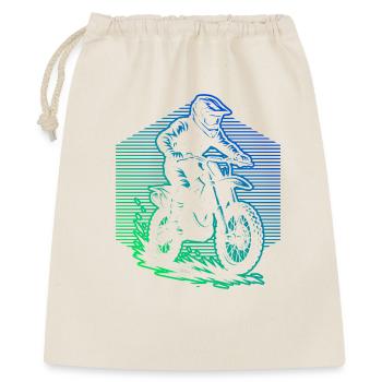 Characterful motocross design - Gift Bag 40 x 50 cm - nature - Front