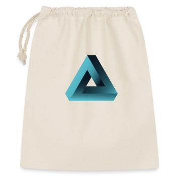 illusion optical illusion triangle nerd geek tri - Gift Bag 40 x 50 cm - nature - Front
