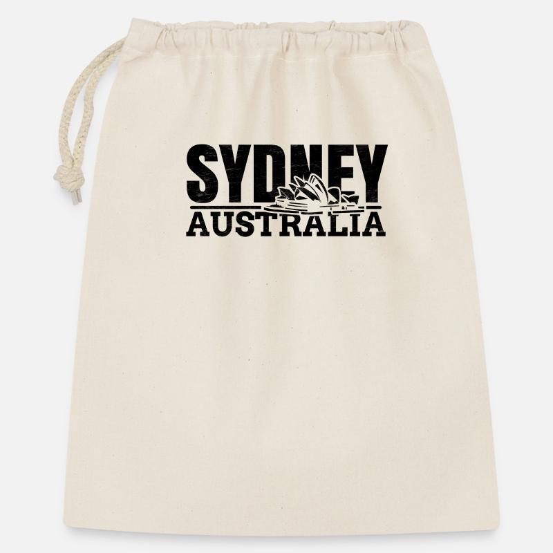 Sydney Australia - Geschenkbeutel aus Baumwolle (40 x 50 cm) - Natur