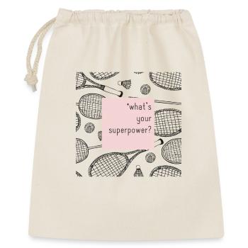 superpuissance - Sac cadeau 40 x 50 cm - nature - Devant