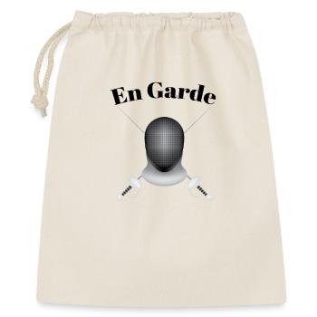 Escrime - En Garde - Sac cadeau 40 x 50 cm - nature - Devant