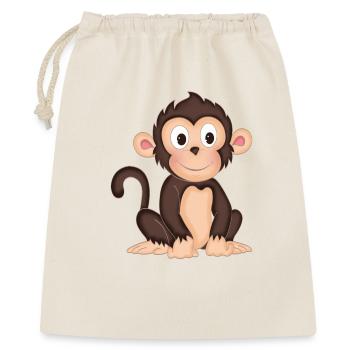 Monkey - cute monkey - design - Gift Bag 40 x 50 cm - nature - Front