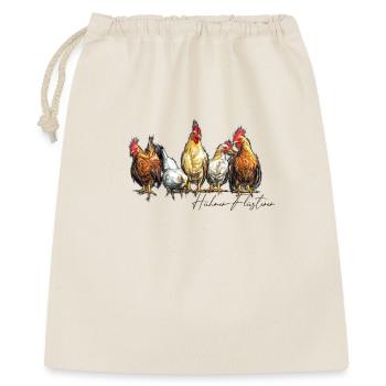 Chicken whisperer funny design for farmer breeders - Gift Bag 40 x 50 cm - nature - Front