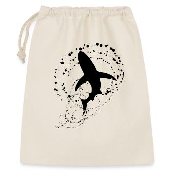 Ombre de requin - Sac cadeau 40 x 50 cm - nature - Devant