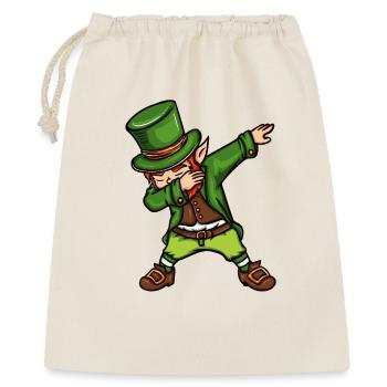 Dancing Leprechaun St. Patrick's Day Irish - Gift Bag 40 x 50 cm - nature - Front