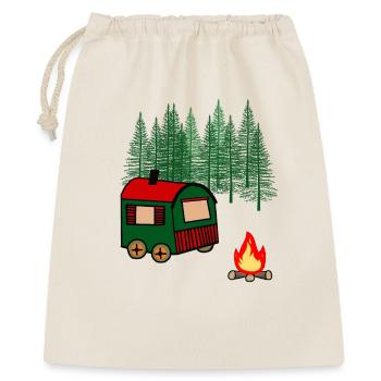 Trailer Leisure Outdoor Freedom Camping Nature - Gift Bag 40 x 50 cm - nature - Front