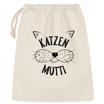 katzen mutti - Geschenkbeutel aus Baumwolle (40 x 50 cm) - Natur - Vorne