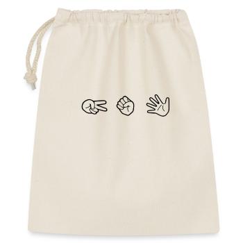 Scissors Stone Paper - Gift Bag 40 x 50 cm - nature - Front
