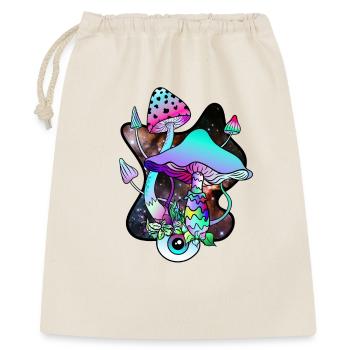 Champignons magiques Champignon coloré Art Goa Psy Trance - Sac cadeau 40 x 50 cm - nature - Devant