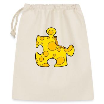 Puzzle de fromage - Sac cadeau 40 x 50 cm - nature - Devant