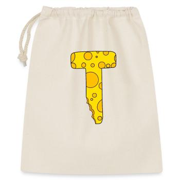 Lettre T - Sac cadeau 40 x 50 cm - nature - Devant