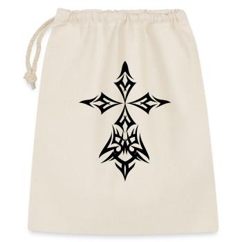 Hermine Tribal Celte Symbole Bretagne - Sac cadeau 40 x 50 cm - nature - Devant