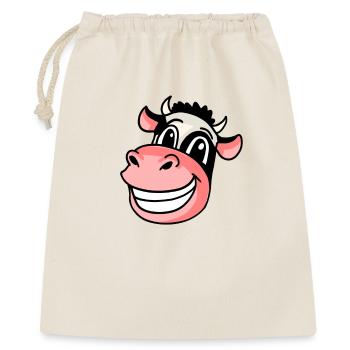 Head Animal Cow - Gift Bag 40 x 50 cm - nature - Front