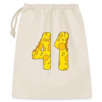 41 Jahre alt - 41. Geburtstag Geschenk - 1941 - Geschenkbeutel aus Baumwolle (40 x 50 cm) - Natur - Vorne