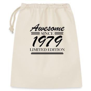1979 - Né en 1979 - Sac cadeau 40 x 50 cm - nature - Devant
