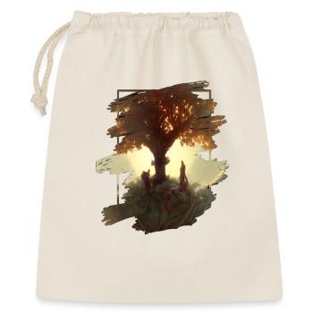 Arbre de vie - Sac cadeau 40 x 50 cm - nature - Devant