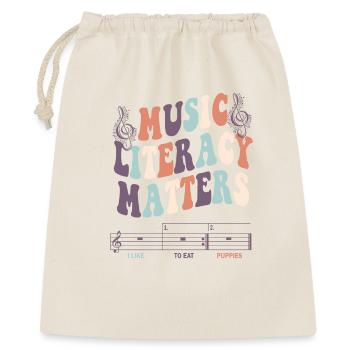 Music Literacy Matters - Gift Bag 40 x 50 cm - nature - Front