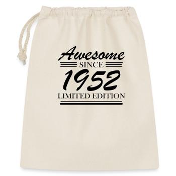 1952 - born 1952 - year of birth 1952 - Gift Bag 40 x 50 cm - nature - Front