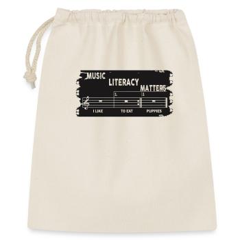 Music Literacy Matters - Gift Bag 40 x 50 cm - nature - Front